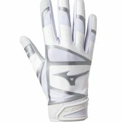 Null Mizuno F-257 Womens Batting Glove – Silver