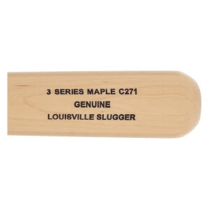 Louisville Slugger Genuine Series 3 C271 Maple Wood Baseball Bat: WBL2517010 - Image 4