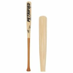 BamBooBat Petrified Hickory/Bamboo Composite Wood Baseball Bat: PET-HGBN271LG