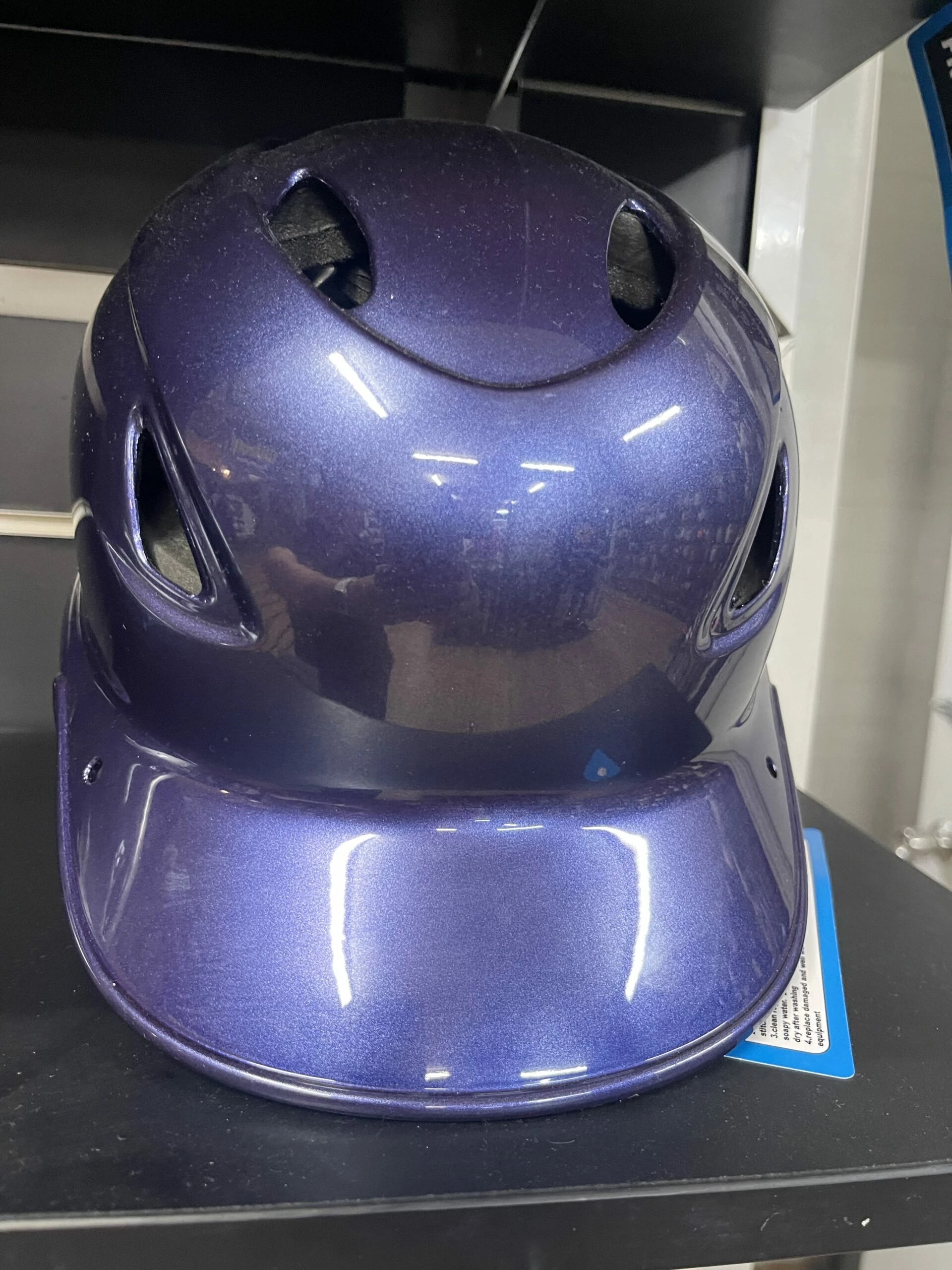 Null MVP Adjustable Batting Helmet β Navy Gloss - Image 4