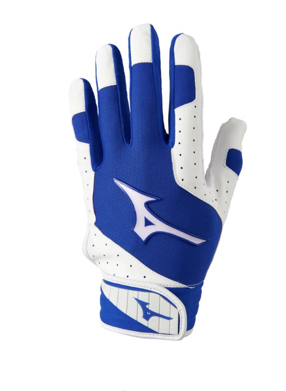 Null Mizuno Finch Womens Padded Batting Glove โ Blue