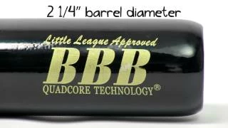 BamBooBat Bamboo Wood Youth Baseball Bat: YHNBB100D Natural/Black - Image 9
