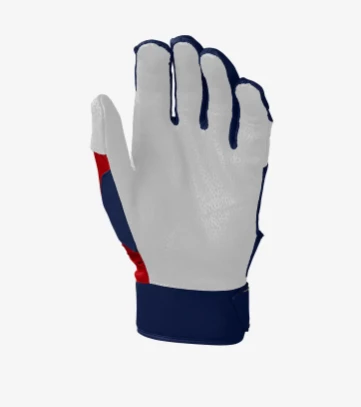 Null EvoShield STANDOUT YOUTH BATTING GLOVES : Navy/Scarlet - Image 4