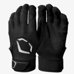 Null EvoShield STANDOUT ADULT BATTING GLOVES : Black