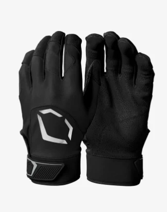 Null EvoShield STANDOUT ADULT BATTING GLOVES : Black