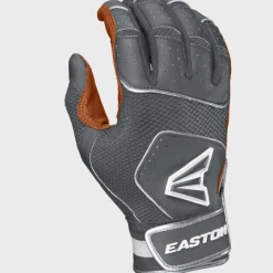 Null Easton ADULT WALK-OFF NX BATTING GLOVES Charcoal/Camel