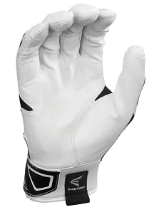 Null Easton Z3 Hyperskin Batting Gloves : Adult : White - Image 2
